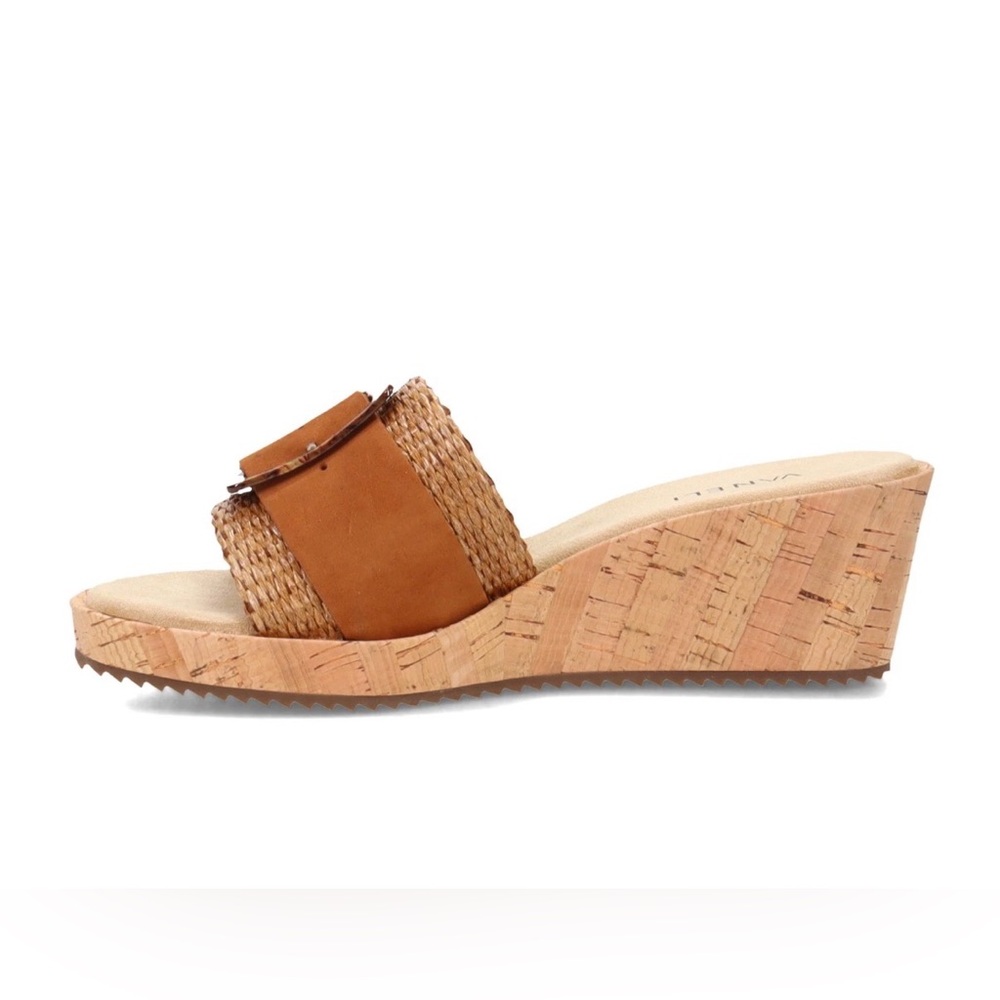 Vaneli Cattee Wedge Open Toe Sandal Size 7.5 - Picture 3 of 10